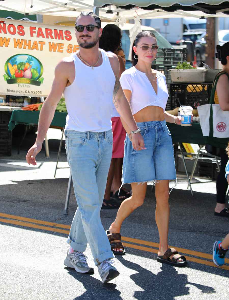 Val Chmerkovskiy and Jenna Johnson Studio City Farmers Market Hot Pics